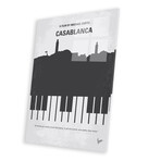 Casablanca Minimal Movie Poster Print on Acrylic Glass // Chungkong (16"W x 24"H x 0.25"D)