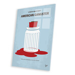 American Gangster Minimal Movie Poster Print on Acrylic Glass // Chungkong (16"W x 24"H x 0.25"D)