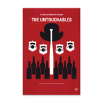 The Untouchables Minimal Movie Poster Print on Acrylic Glass // Chungkong (16"W x 24"H x 0.25"D)