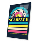 Scarface Vintage Poster III Print on Acrylic Glass // Popate (16"W x 24"H x 0.25"D)