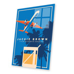 Jackie Brown Alternative Poster Print on Acrylic Glass // Popate (16"W x 24"H x 0.25"D)