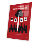 The Untouchables Minimal Movie Poster Print on Acrylic Glass // Chungkong (16"W x 24"H x 0.25"D)