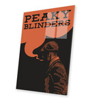 Peaky Blinders Vintage Poster Print on Acrylic Glass // Popate (16"W x 24"H x 0.25"D)