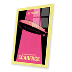 Scarface Vintage Poster II Print on Acrylic Glass // Popate (16"W x 24"H x 0.25"D)