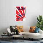 Top Gun Alternative Poster Print on Acrylic Glass // Popate (16"W x 24"H x 0.25"D)