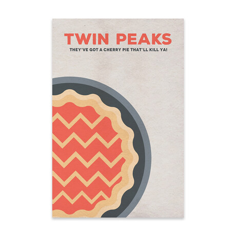 Twin Peaks Alternative Poster Print on Acrylic Glass // Popate (16"W x 24"H x 0.25"D)