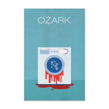Ozark Minimalist Poster Print on Acrylic Glass // Popate (16"W x 24"H x 0.25"D)
