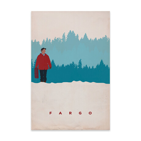 Fargo (Lester Nygaard) Minimalist Poster Print on Acrylic Glass // Popate (16"W x 24"H x 0.25"D)