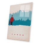 Fargo (Lester Nygaard) Minimalist Poster Print on Acrylic Glass // Popate (16"W x 24"H x 0.25"D)