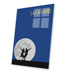 La La Land Minimalist Poster Print on Acrylic Glass // Popate (16"W x 24"H x 0.25"D)