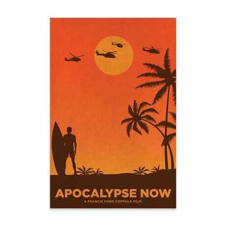 Apocalypse Now Alternative Poster Print on Acrylic Glass // Popate (16"W x 24"H x 0.25"D)
