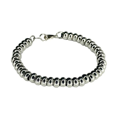 Silver Bead Bracelet