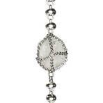 Caged Quartz Bead Necklace