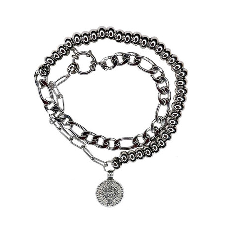 Wrap Chain Coin Bracelet