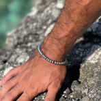 Silver Bead Bracelet