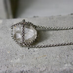 Caged Quartz Necklace