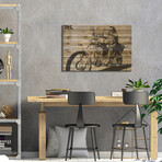 Rider // Loui Jover (18"H x 26"W x 1.5"D)