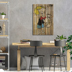 Little Rich Kid // Loui Jover (26"H x 18"W x 1.5"D)