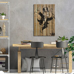 Money Man // Loui Jover (26"H x 18"W x 1.5"D)