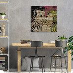 Shut Up And Kiss Me // Loui Jover (26"H x 26"W x 1.5"D)