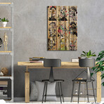 9 Deconstructions // Loui Jover (26"H x 18"W x 1.5"D)