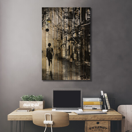 Chinatown Walk // Loui Jover (26"H x 18"W x 1.5"D)