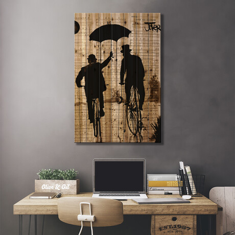 The Umbrella // Loui Jover (26"H x 18"W x 1.5"D)