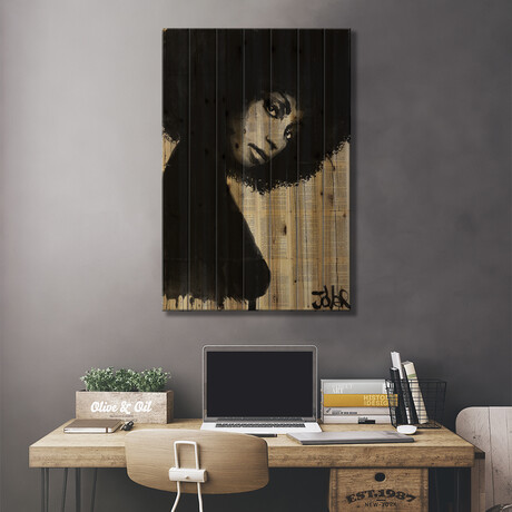 Celistine // Loui Jover (26"H x 18"W x 1.5"D)