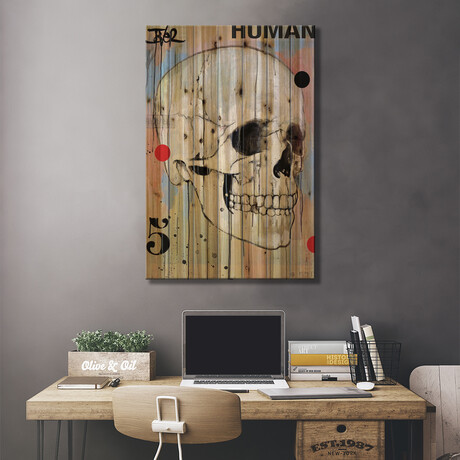 Human // Loui Jover (26"H x 18"W x 1.5"D)