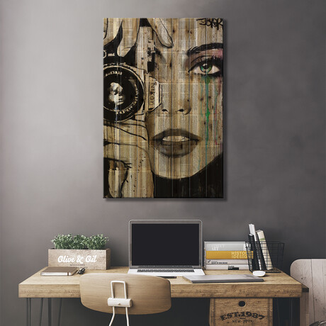 Zoom // Loui Jover (26"H x 18"W x 1.5"D)