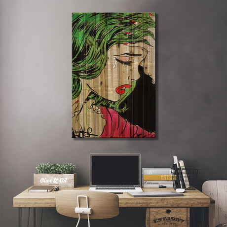 Pop Princess // Loui Jover (26"H x 18"W x 1.5"D)