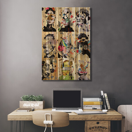 9 Deconstructions // Loui Jover (26"H x 18"W x 1.5"D)