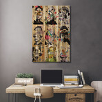 9 Deconstructions // Loui Jover (26"H x 18"W x 1.5"D)