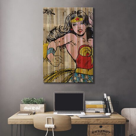 Wonder Pop // Loui Jover (26"H x 18"W x 1.5"D)