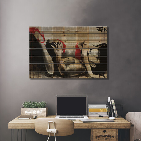 Lust In Red // Loui Jover (18"H x 26"W x 1.5"D)