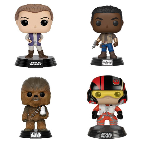 Funko Pops! // Set of 4 // The Last Jedi