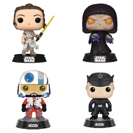 Funko Pops! // Set of 4 // The Last Jedi Rey