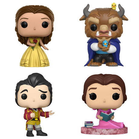 Funko Pops! // Set of 4 // Disney Beauty & the Beast