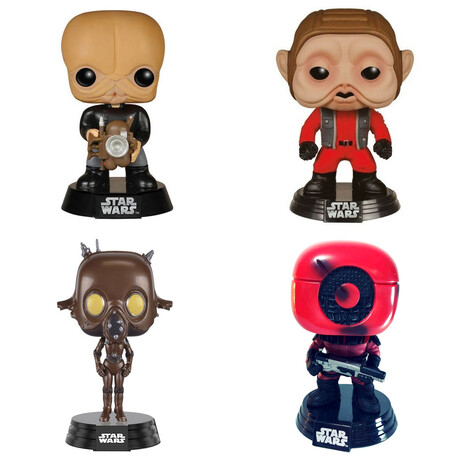 Funko Pops! // Set of 4 // Star Wars WHO?