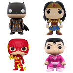 Funko Pops! // Set of 4 // DC Super Heroes