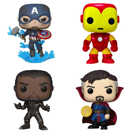 Funko Pops! // Set of 4 // Marvel Avengers 1