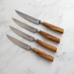 Oliva Elite Fine-Edge 4.5" Steak Knife // Set of 4