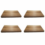 Acacia Wooden Mat, Set of 4