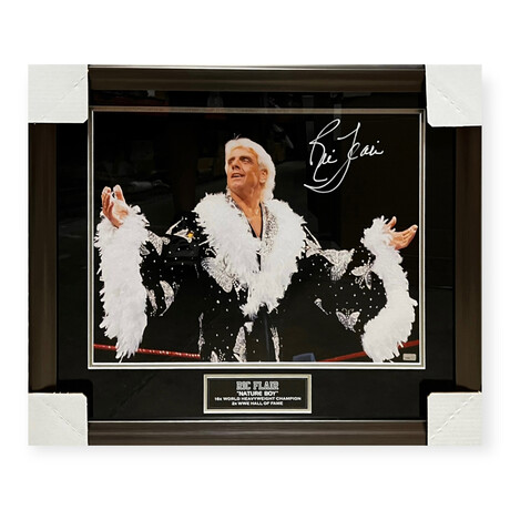 Ric Flair // Autographed Photograph + Framed // Ver 6