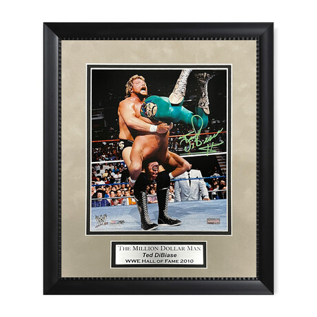 Ted DiBiase // Autographed Photograph + Framed // Ver 2