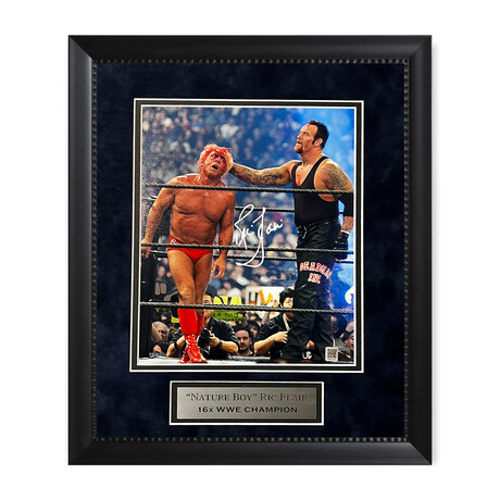 Ric Flair // Autographed Photograph + Framed // Ver 2