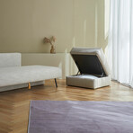 Cornila Ottoman (Melange Light Gray)