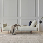 Frode Sofa Bed // Upholstery Arm (Boucle Off White)