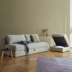 Osvald Sofa Bed (Melange Light Gray)