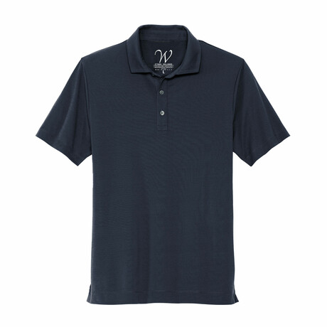 Stretch Jersey Polo // Navy (S)